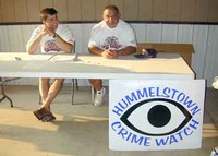 Crime Watch Volunteeres at Work on National Night Out