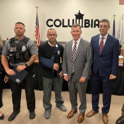 Image for COLUMBIA BOROUGH POLICE OFFICERS RECEIVE LETTER OF COMMENDATION
