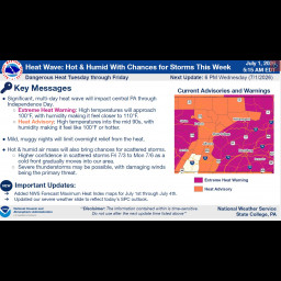 Image for HEAT/WEATHER RELATED INFORMATION - 7/2/26-7/6/26