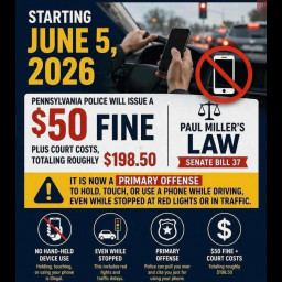 Image for One Moment of Distraction Can Change Everything: Paul Miller's Law Goes Into Effect Today