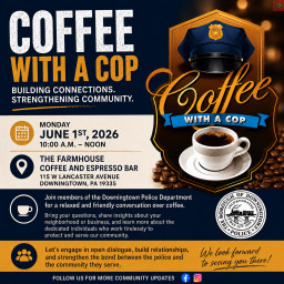 Image for Coffee With A Cop: MON 6/1 from 10a-12p