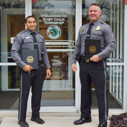 Image for DPD Officers Highlighted in East Caln's Spring Newsletter
