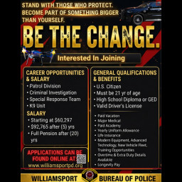 Image for Interested in Joining? Police Recruitment Open! Serve with Honor, Protect with Pride!