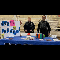 Cortez PD Futures Fair Booth