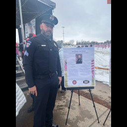 Sgt Jarmon attends Field of Honor in memory of fallen hero Sgt. Moran
