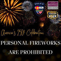 Image for Cortez! Personal Fireworks are Prohibited!