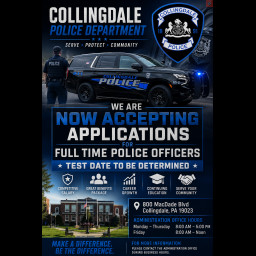 Image for Now accepting applications for full time police officer