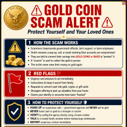 Image for Gold Coin Scam Alert