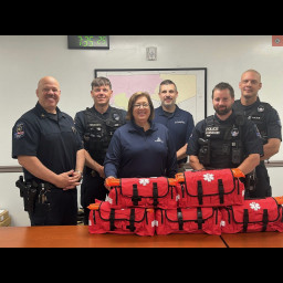 Image for Biever Alliance donates new first aid kits for patrol vehicles