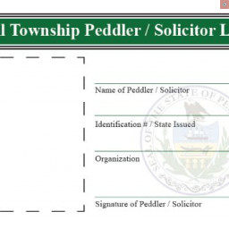 Image for PEDDLER (SOLICITATION) PERMITS ISSUED