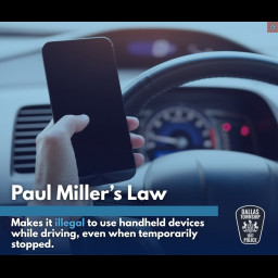Image for Put the Phone Away or Pay: Paul Miller's Law Enforcement Begins June 5, 2026