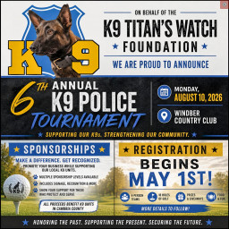 Image for K9 Titan's Watch Foundation - 6th Annual K9 Police Tournament