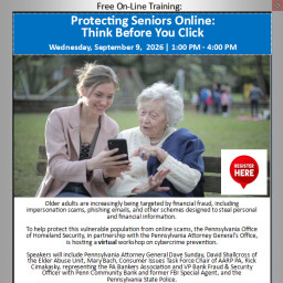 Image for FREE Webinar : Protecting Seniors Online - Think Before You Click