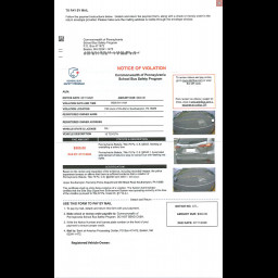 Image for School Bus Safety Program Violation Notices