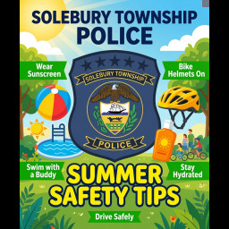 Image for Summer Safety Reminder from Solebury Township Police