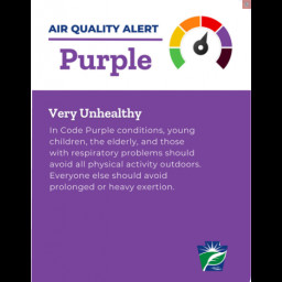 Image for ALERT: WILDFIRE SMOKE BRINGS HAZARDOUS CONDITIONS
