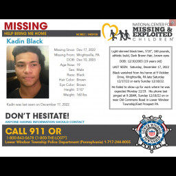 KADIN BLACK MISSING