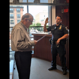 Image for New Sergeant Sworn in at City Hall