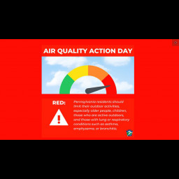 Image for Air Quality Alert: Code Red Ozone Action Day issued for Thursday, July 16th.