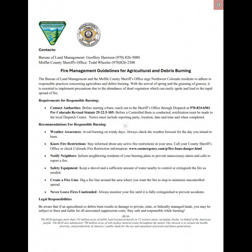 Burning Guidelines 
